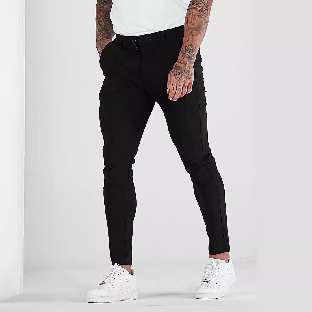 Herren Chino Hose Slim Fit Elegant - IdealeKleiden