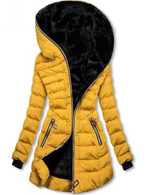Damen Winterjacke Wärme Isoliert Stylish