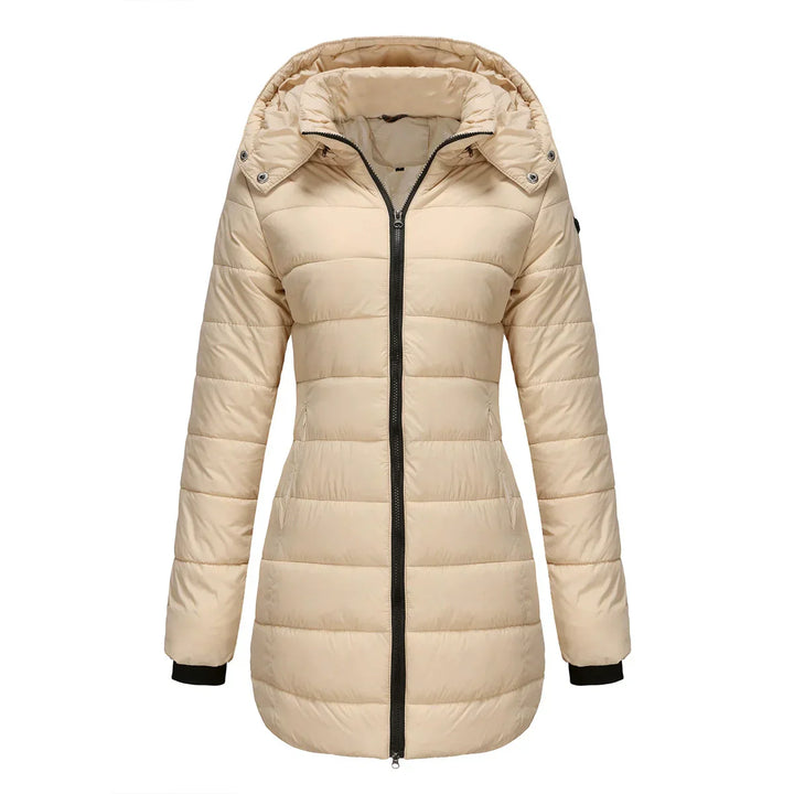 Damen Pufferjacke Gefüttert Warm Isoliert
