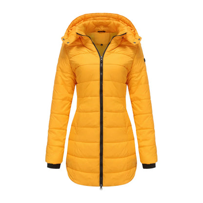 Damen Pufferjacke Gefüttert Warm Isoliert