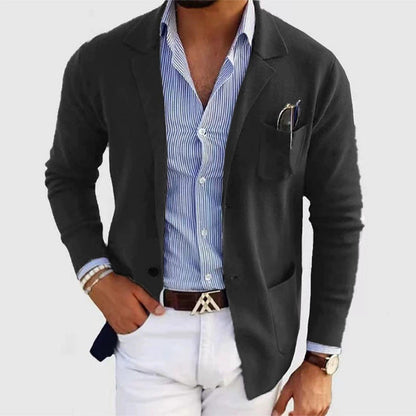 Herren Blazer Modern Elegant Baumwolle