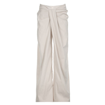 Damenhose High-Waist Palazzo Elegant Faltenrock-Style