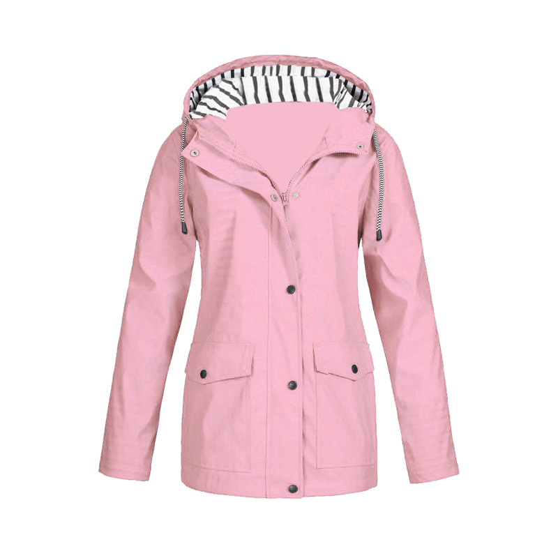 Damen Winterjacke Mittellang Kapuzenstyle