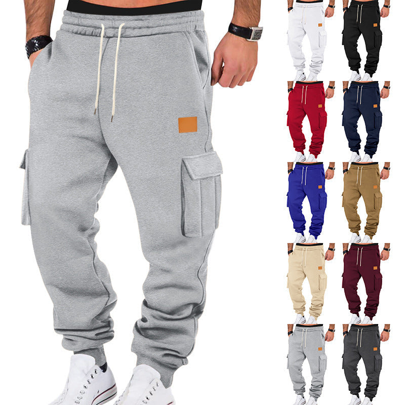 Herren Cargo-Hose Bequem Elastisch Mit Seiten-Taschen - IdealeKleiden