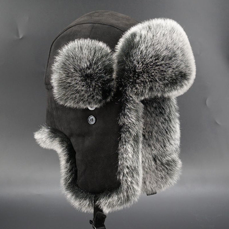 Damen Kunstfell Mütze Ohrenschutz Warm Elegant
