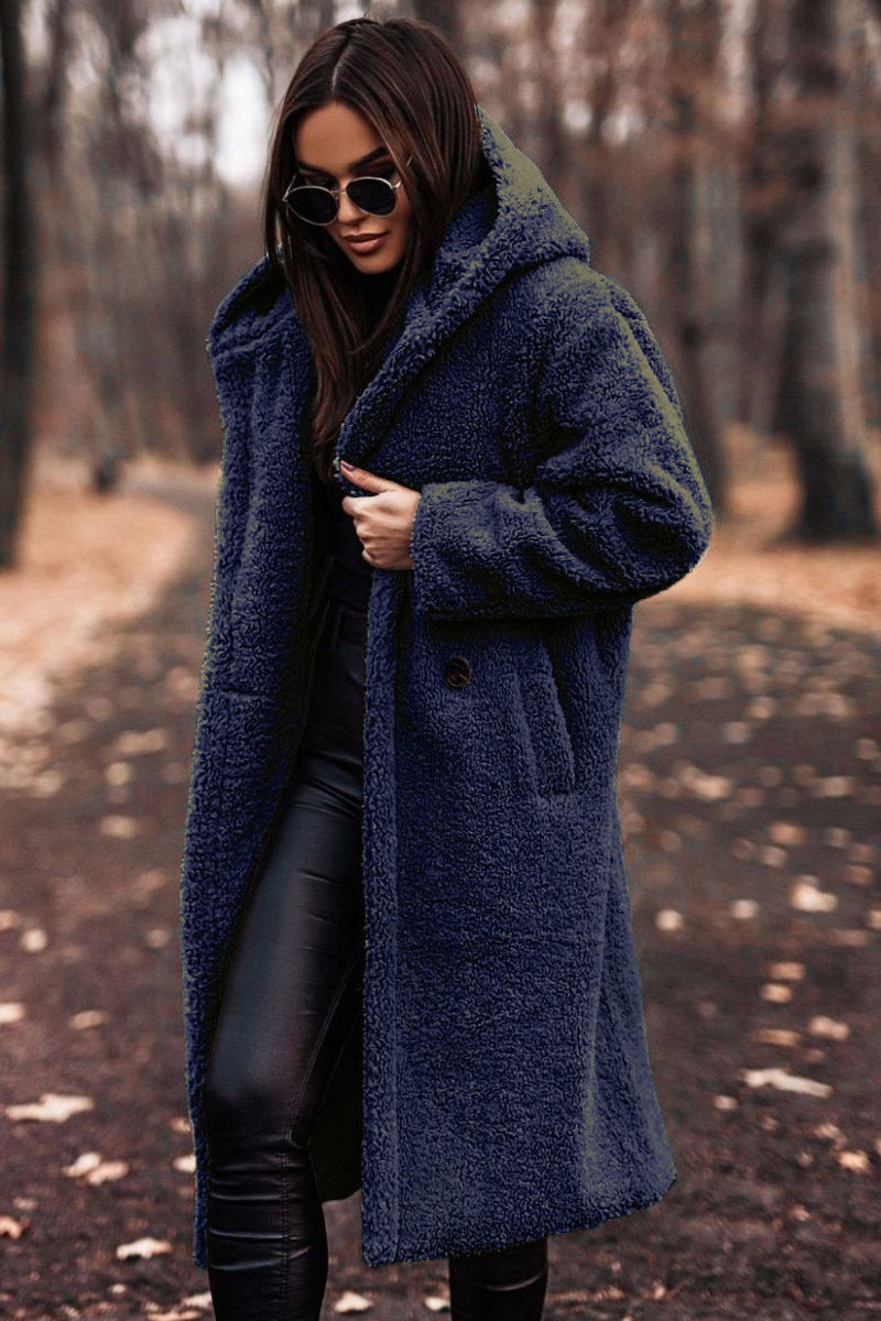 Damen Oversized Mantel Weich & Bequem