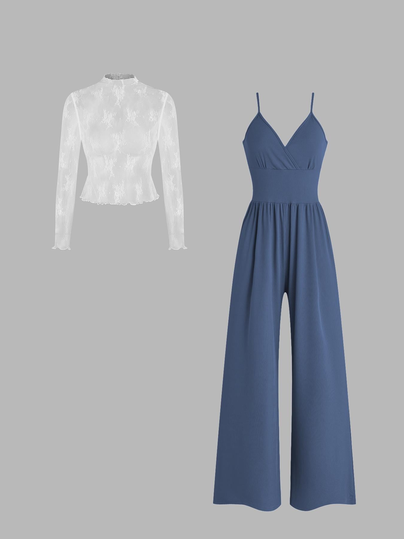 Frauen Cocktail Jumpsuit Elegant Kurvig