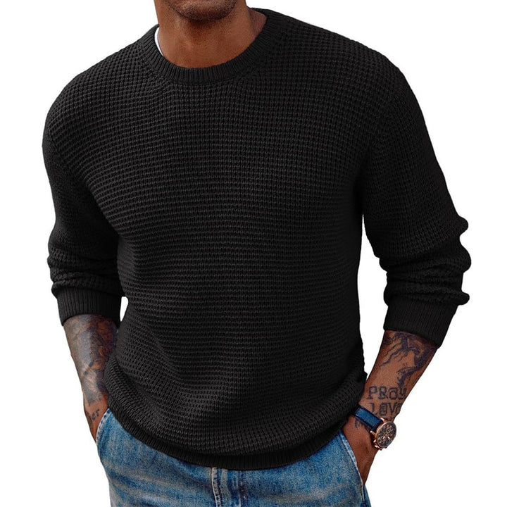 Herren Pullover Strukturiert Elegantes Design