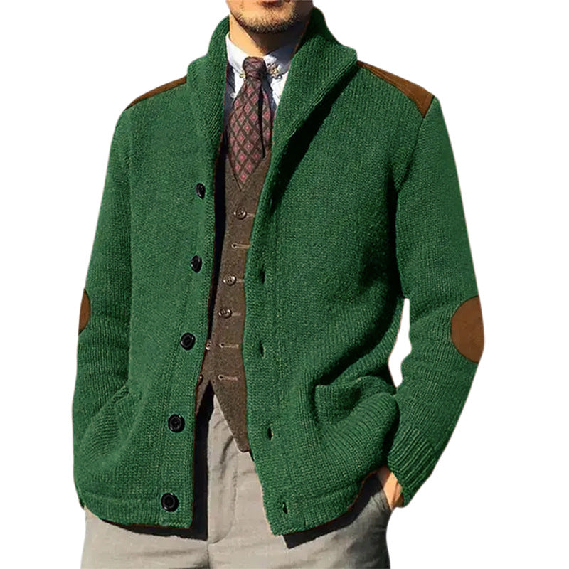 Herren Strickjacke Elegantes Design Klassischer Stil