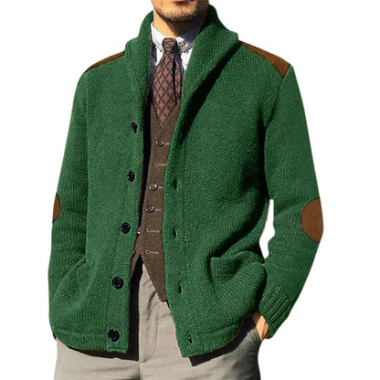 Herren Strickjacke Elegantes Design Klassischer Stil