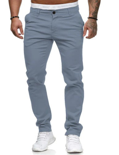 Herren SlimFit Chino Hosen Elegant Bequem
