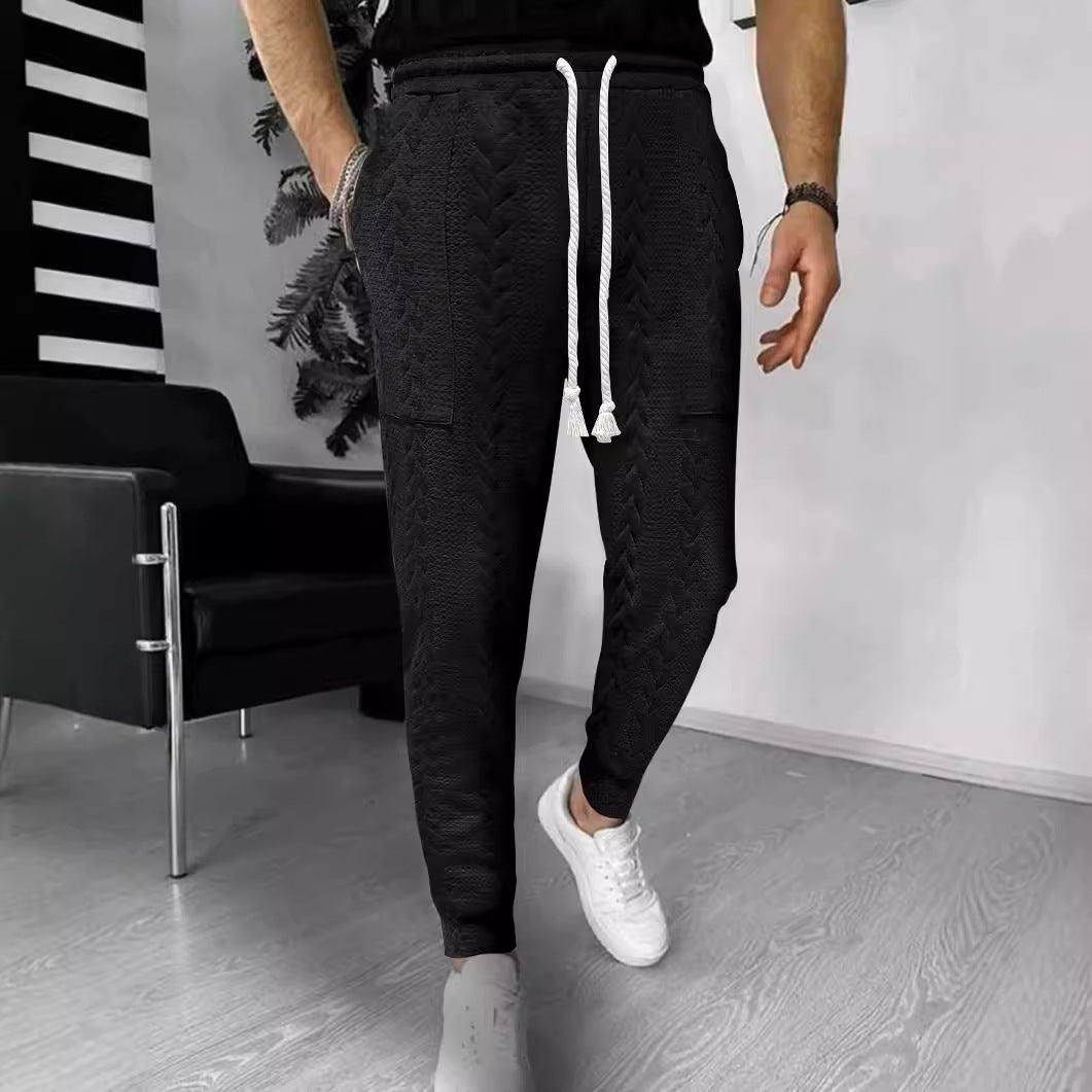 Bequeme Jogginghosen Lockere Passform Strick