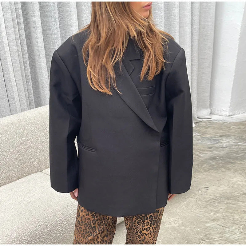 Damen Oversized Blazer Modern Elegant - IdealeKleiden