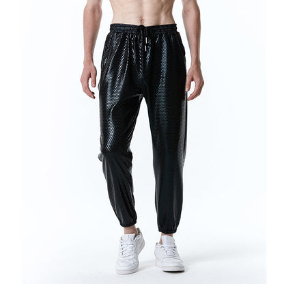 Herren Mesh-Hose Metallic Trendy Sommerhose