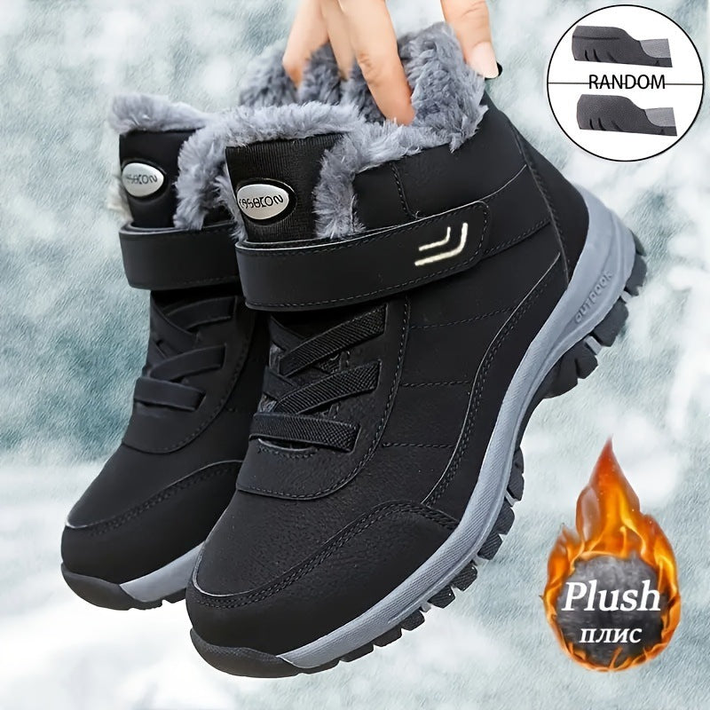 Damen Winterstiefel Warm Isoliert Griffig