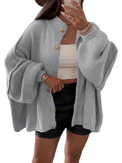 Damen Strickjacke Oversized Weich