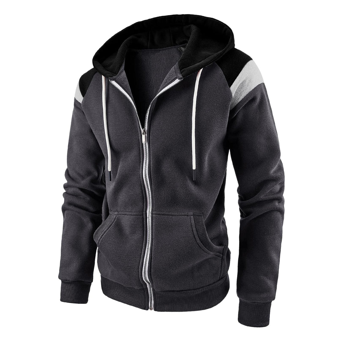 Herren Sportzipper Kapuze Modern Style