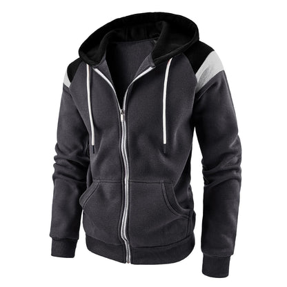 Herren Sportzipper Kapuze Modern Style