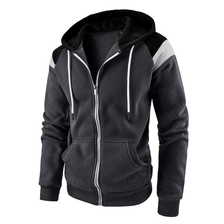 Herren Sportzipper Kapuze Modern Style