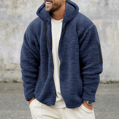 Herren Fleecejacke Warm Bequem Outdoor