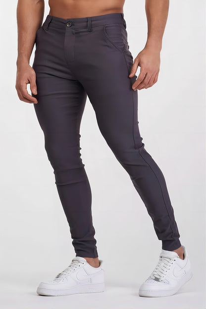 Herren Chino Hose Slim Fit Elegant