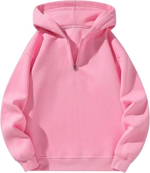 Herren Sportpullover Kapuze Halbzipper