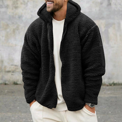 Herren Fleecejacke Warm Bequem Outdoor