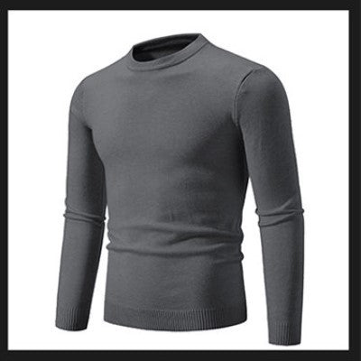Feiner Herren Pullover Rundhals Elegantes Design