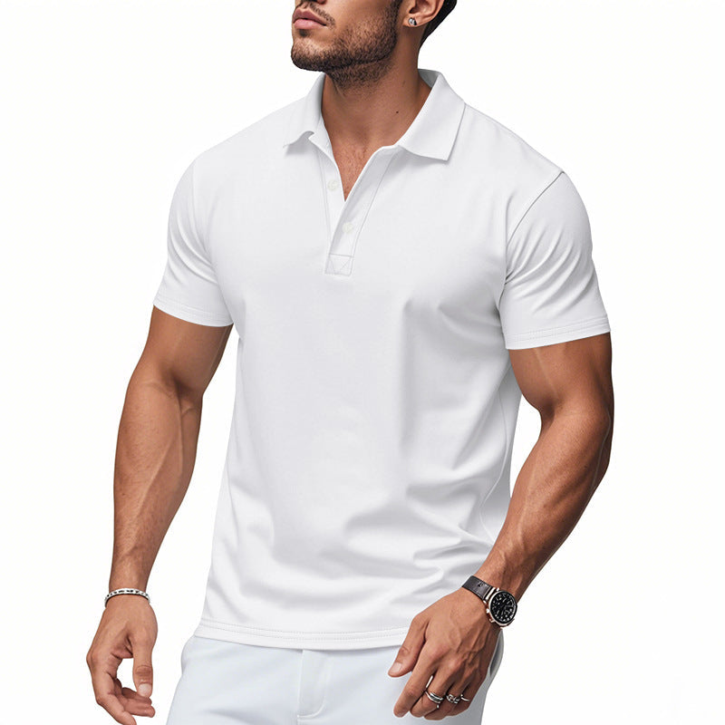 Herren Poloshirt Schnell Trocknend Elegant Slimfit
