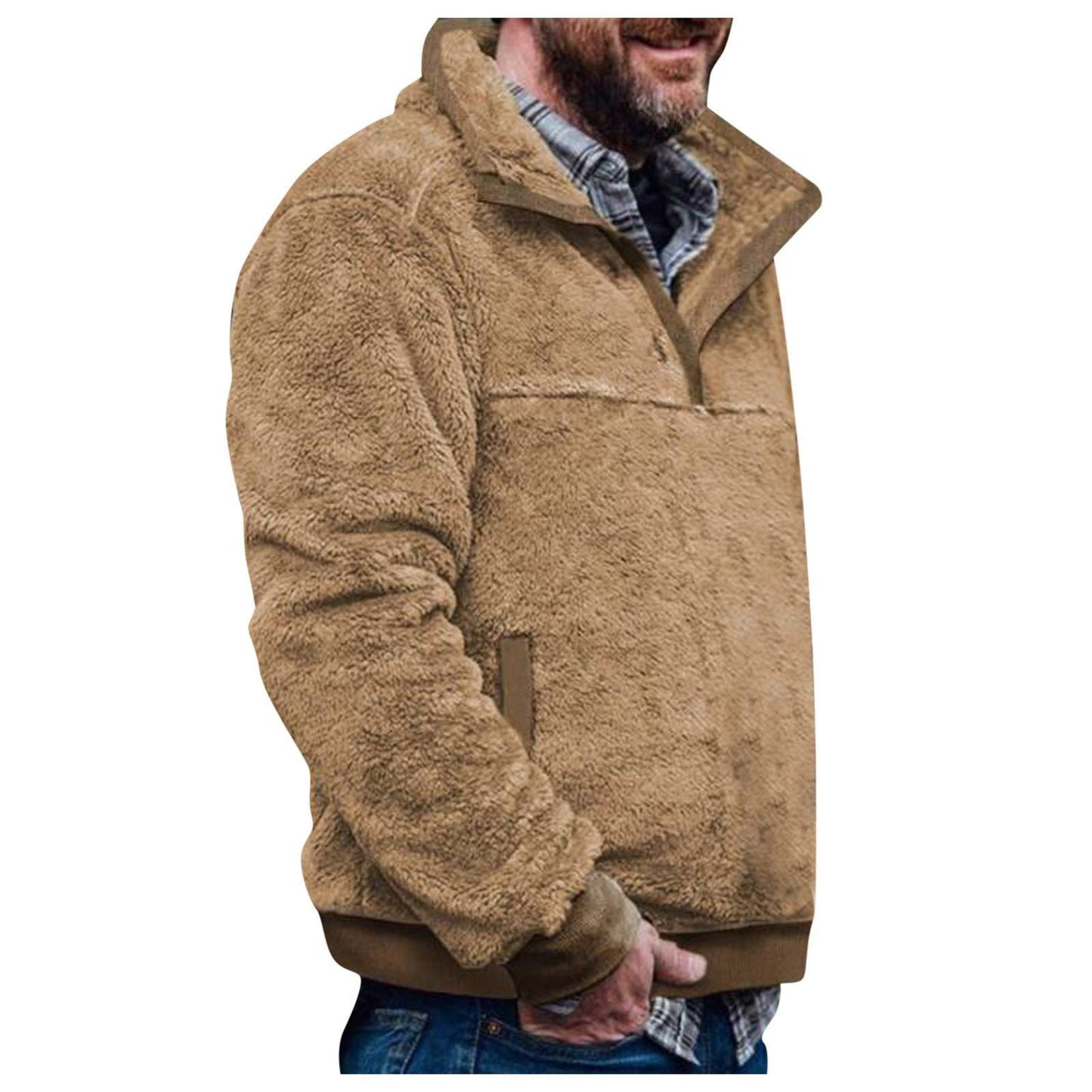 Herren Pulloverjacke Bunt Geometrisch Praktisch