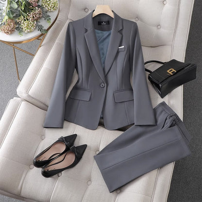 Damen Blazer Set Taillierte Optik