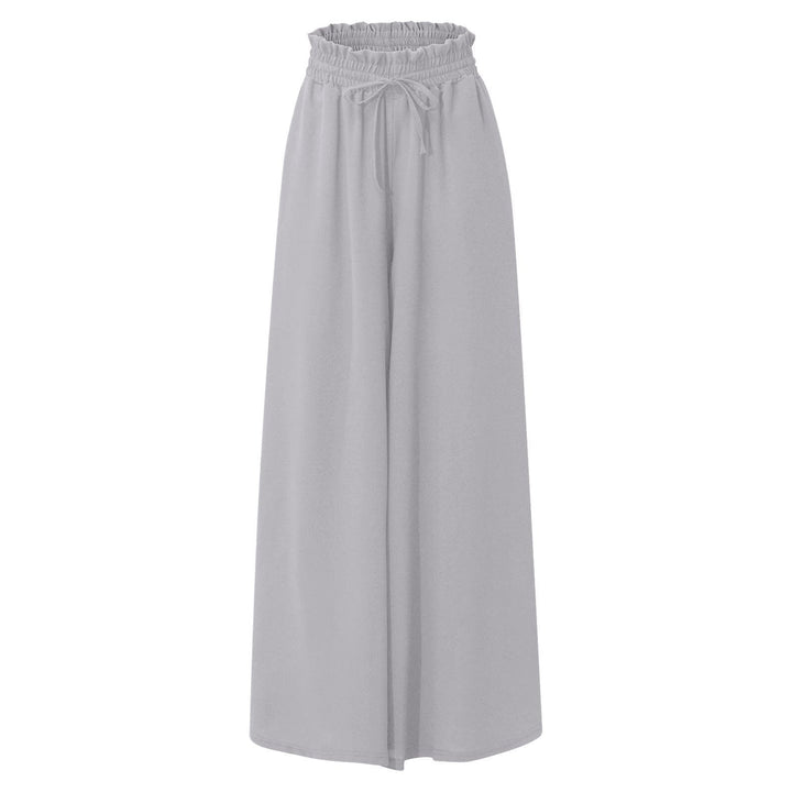 Damen Hose Elegant Weit mit Gummizug und Taschen