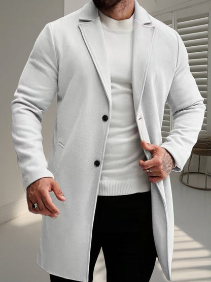 Herren Wollmantel Elegant Stylish Winter