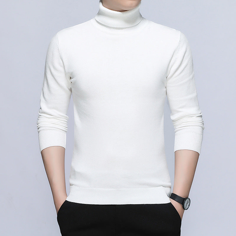 Herren Rollkragenpullover Soft Baumwolle Bequem