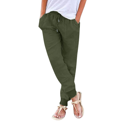 Damen Komfort Hose Elastisch Praktisch