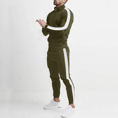 Herren Trainingsanzug Sportlich Streifen Design
