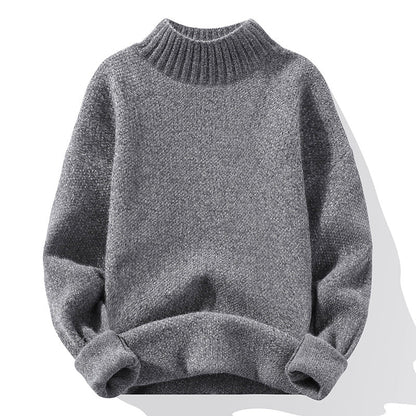 Damen Pullover Hochwertig Rippstrick Soft Kragen
