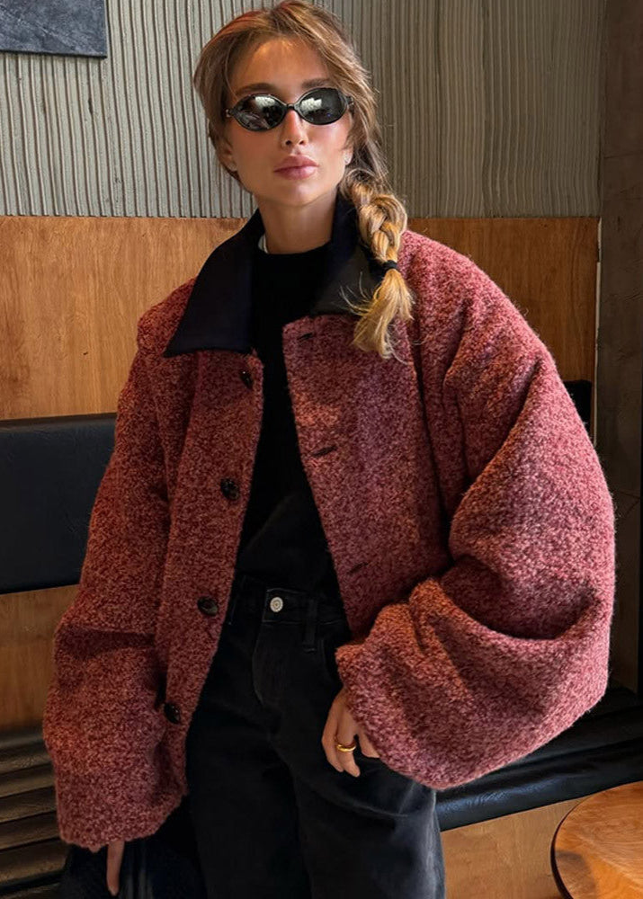 Weiche Oversized-Teddyjacke
