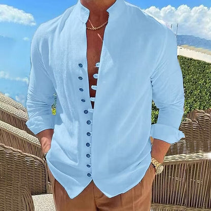 Herren Leichtgemachte Freizeithemd Casual Style