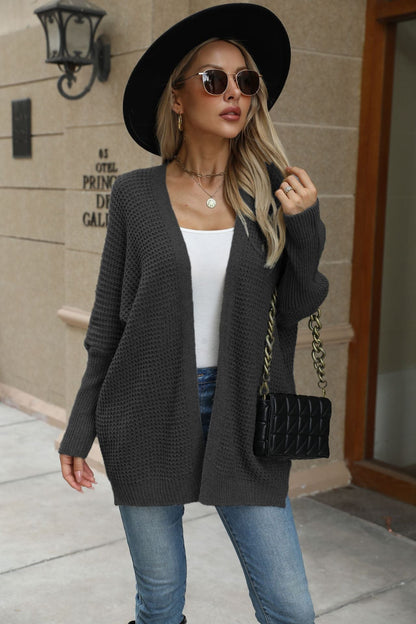 Damen Strickjacke Lässig Oversized Style