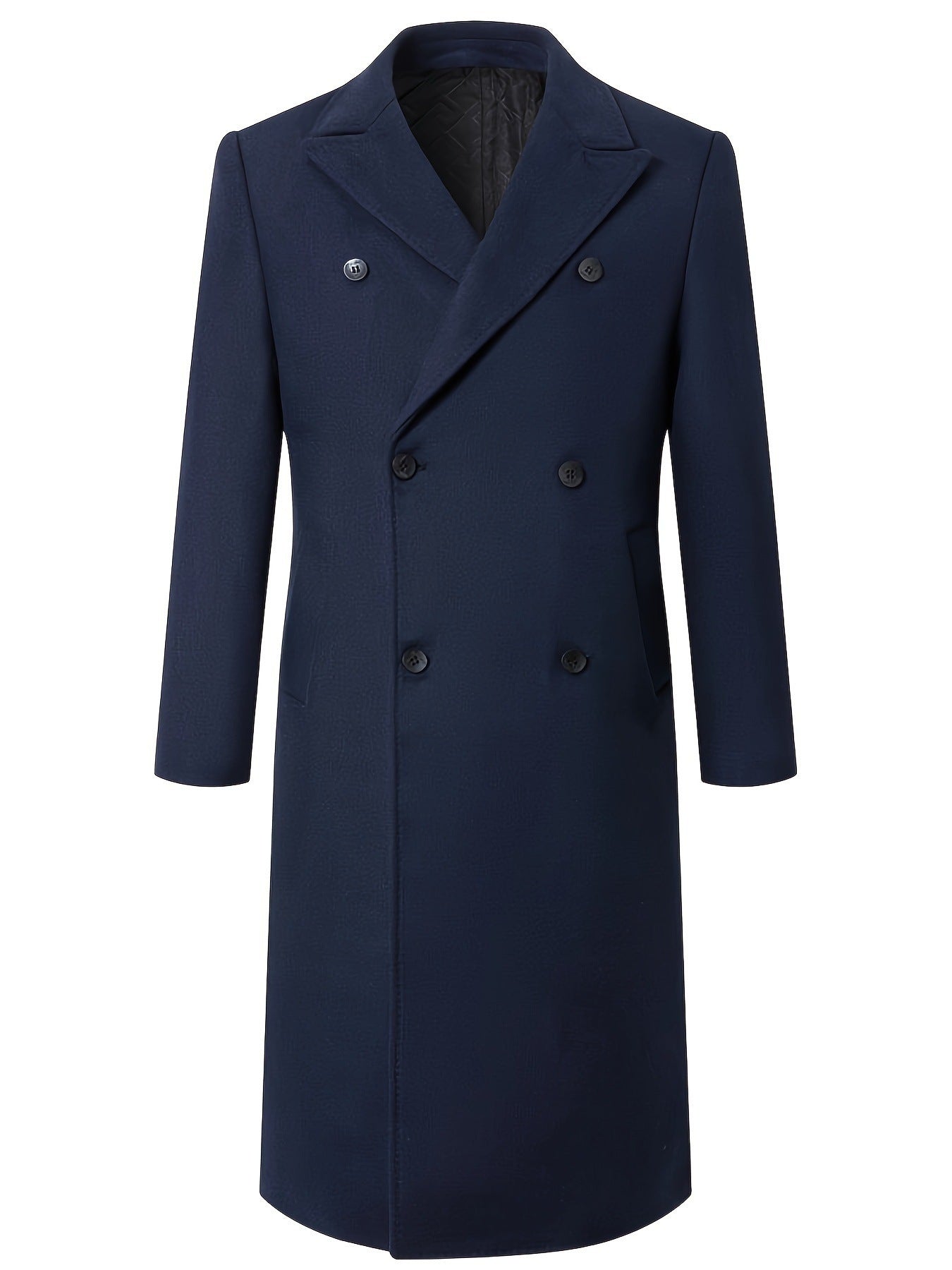 Herren Mantel Elegant Doppelfront Luxus Qualität