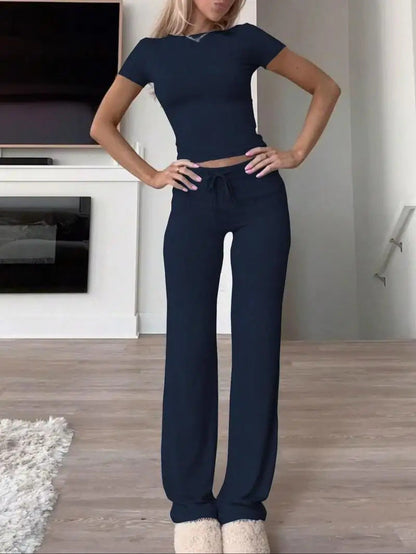 Damen Lounge Set Figurbetonter Style Bequem