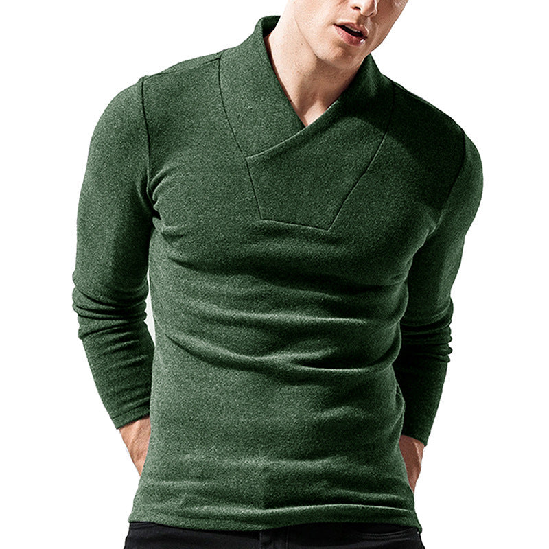 Elegantes Kleid Slim Fit Wolle Asymmetrischer Ausschnitt