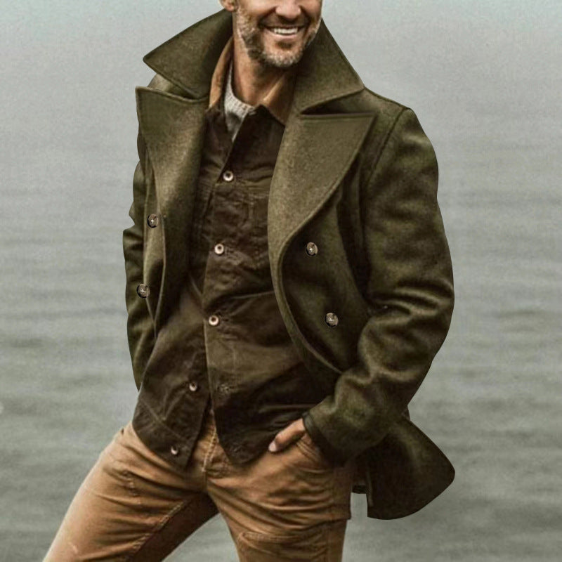 Herren Wintermantel Modern Warm Isoliert