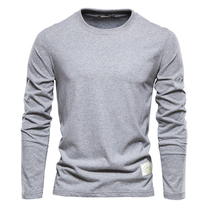 Herren Langarm T-Shirt Baumwolle Modern Fit