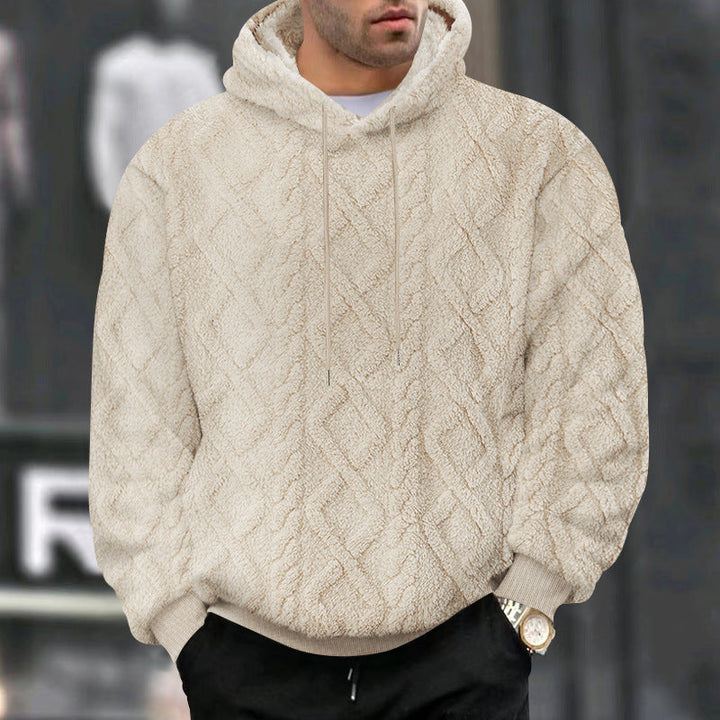 Herren Pullover Kuschelweich Strukturdesign