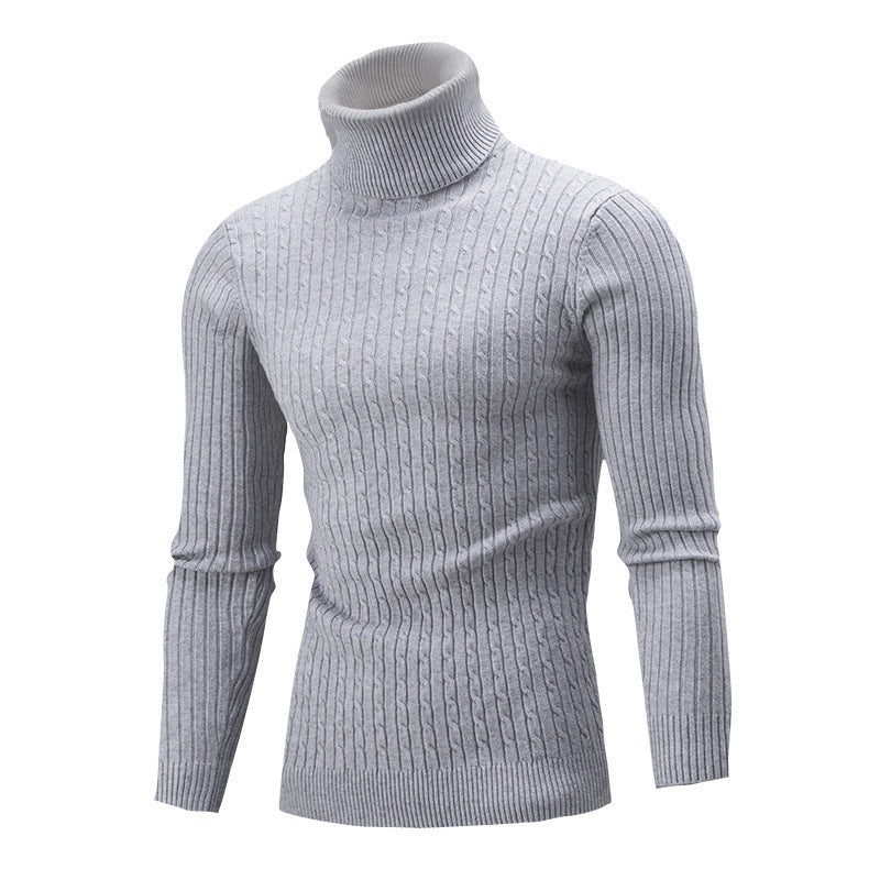 Herren Pullover Klassisch Rippmuster Elegantes Design