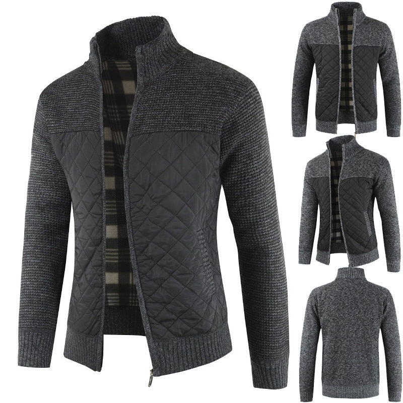 Herren Hybridjacke Modern Strukturiert - IdealeKleiden