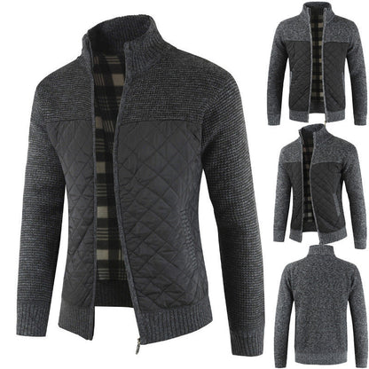 Herren Hybridjacke Modern Strukturiert - IdealeKleiden