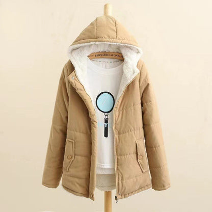 Damen Winterjacke Steppjacke Warm Kapuze